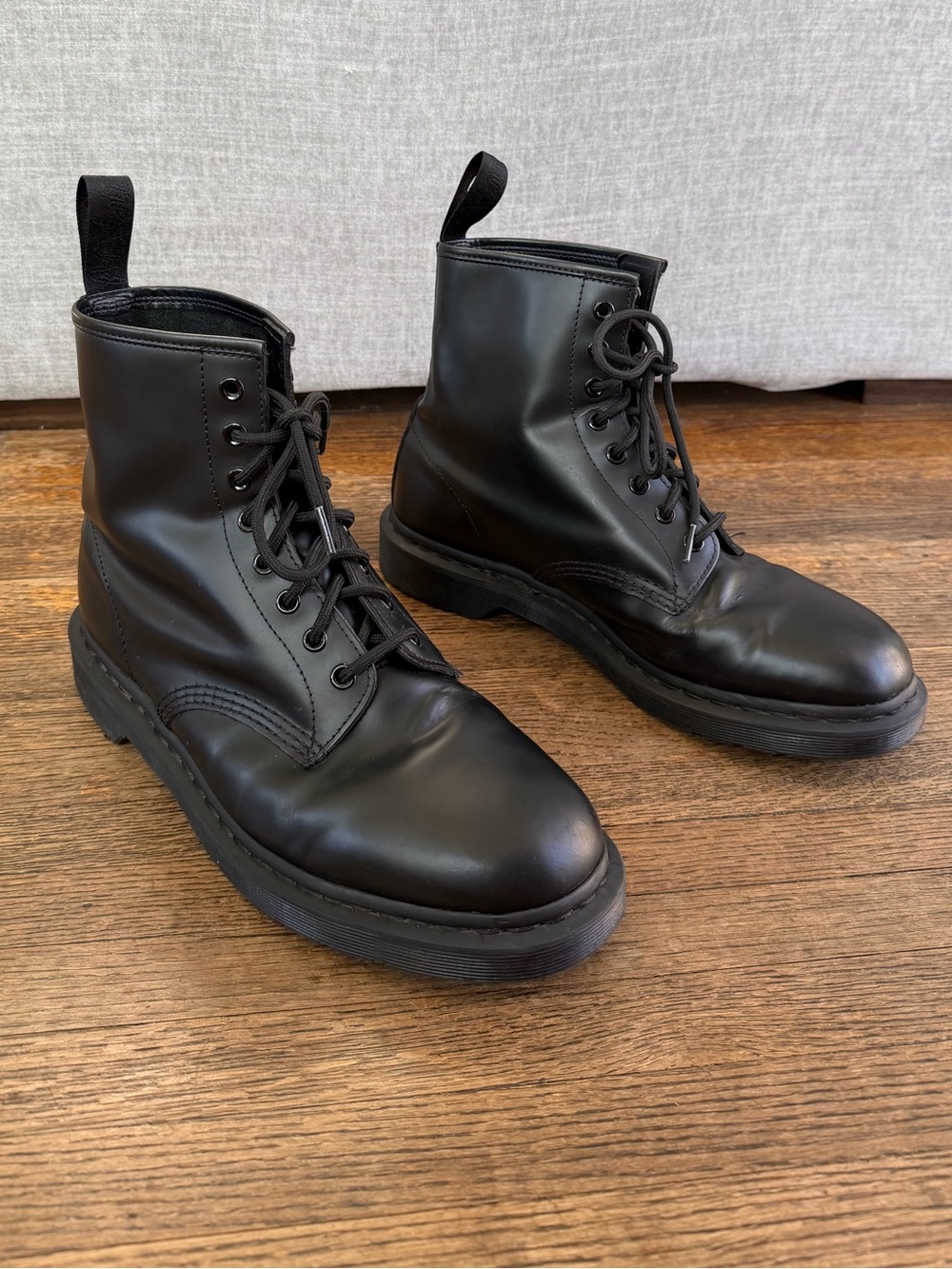 Dr Martens 1460 Mono Smooth Leather Lace up Boots US11M